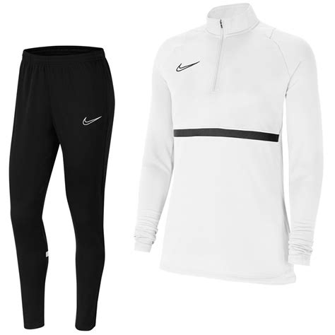 nike academy 21 drill trainingspak wit zwart|Nike Trainingsbroek Dri.